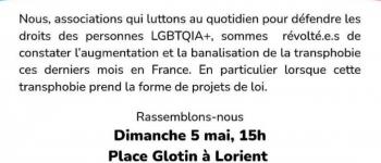Lorient : Marche contre les attaques anti-trans ce dimanche 5 mai 2024