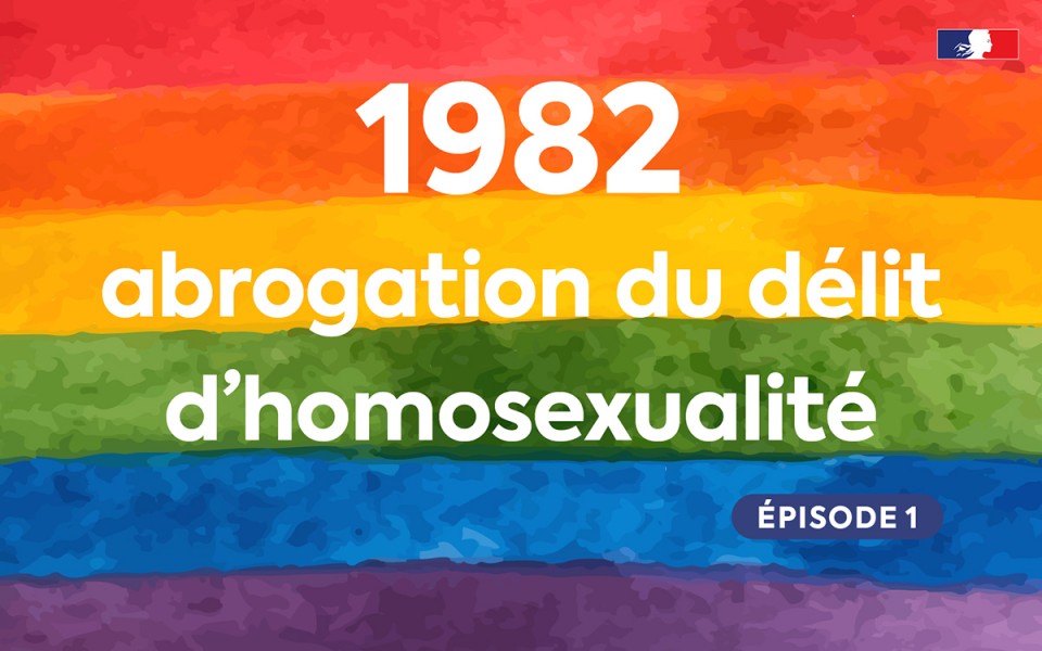 drapeau LGBT et date de l'abrogation de l'homosexualité 1982