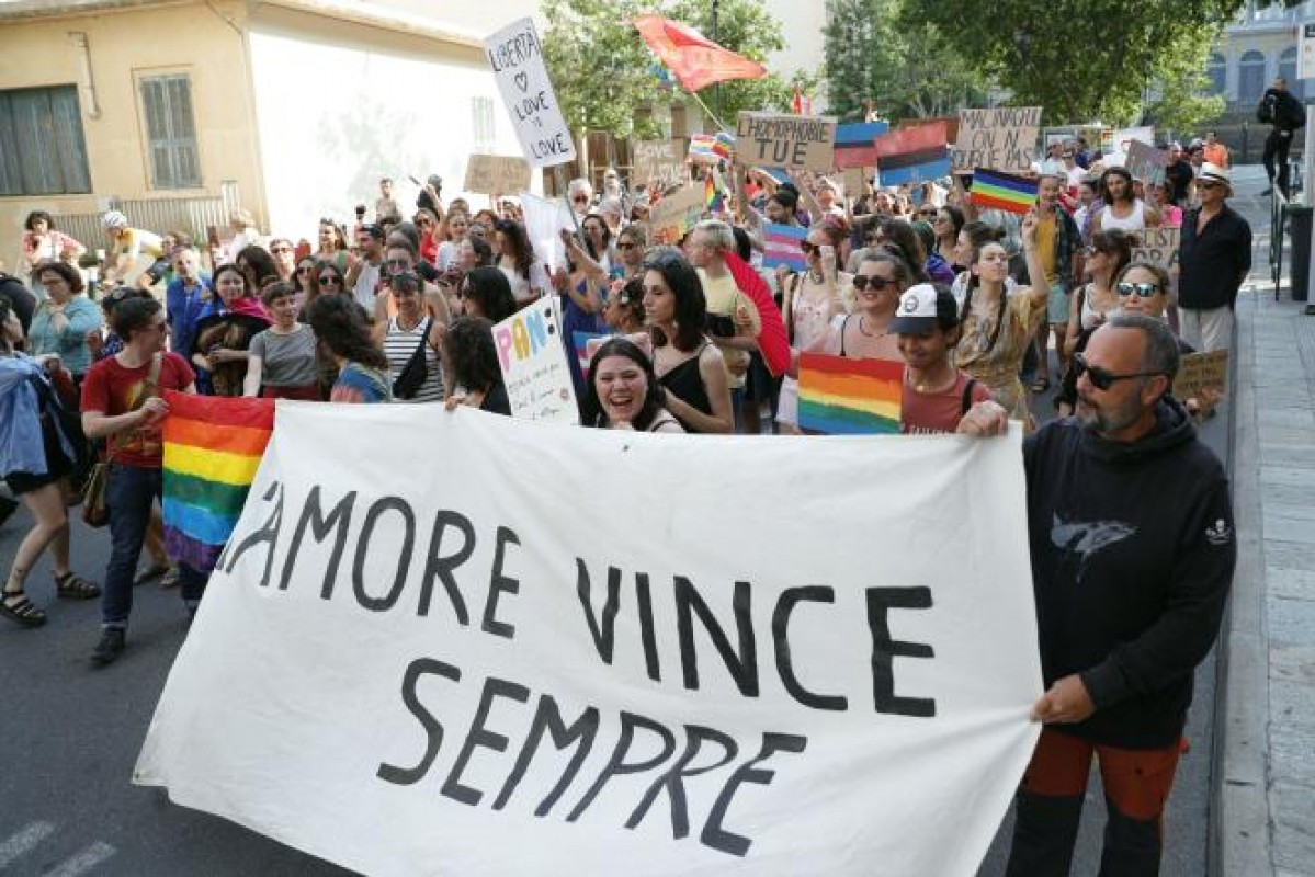 Corse : Succès mitigé pour la première marche des fiertés à Bastia