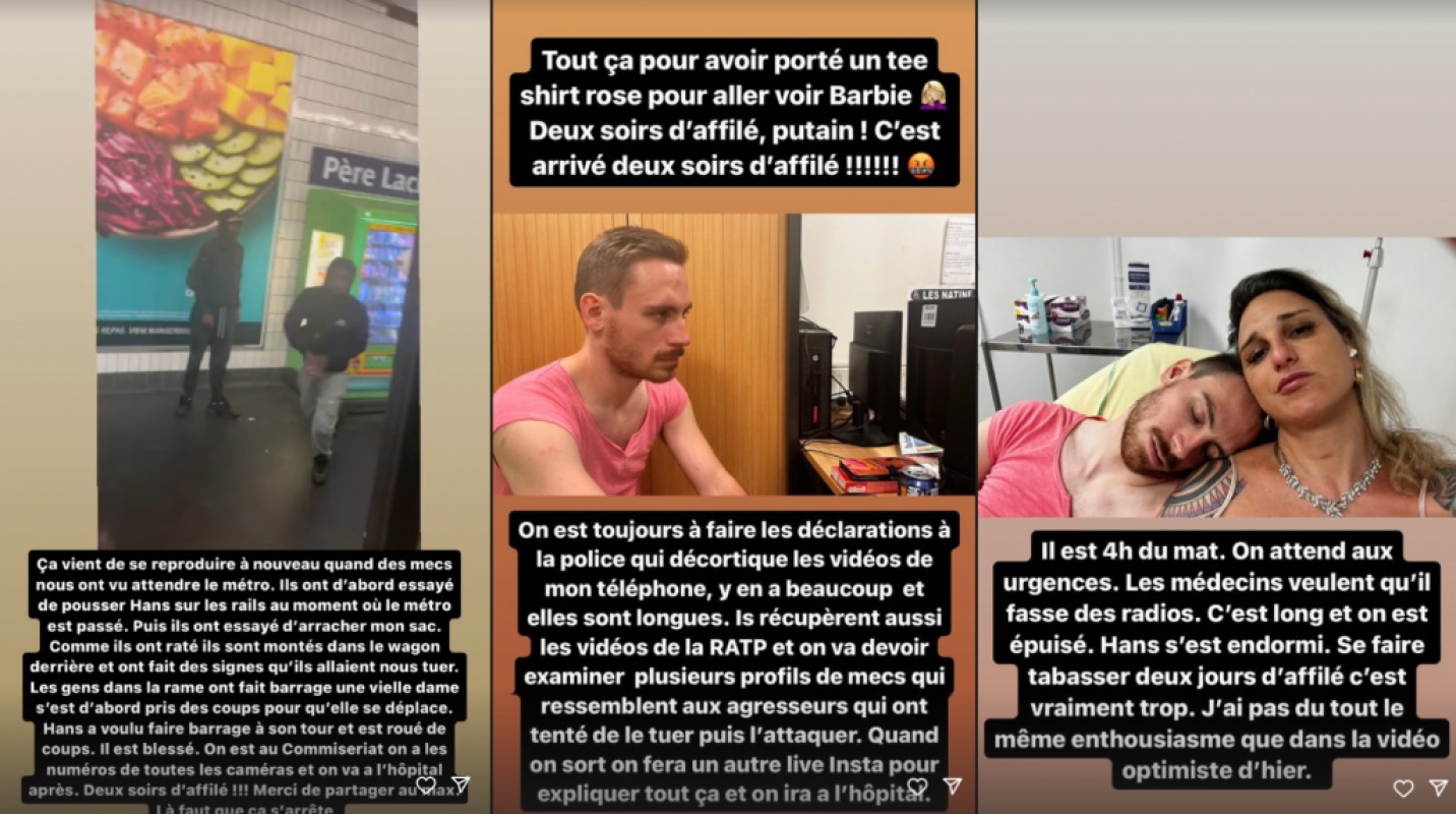 Olivia Ciappa, icône transgenre et son partenaire agressés à cause d'un t-shirt Barbie