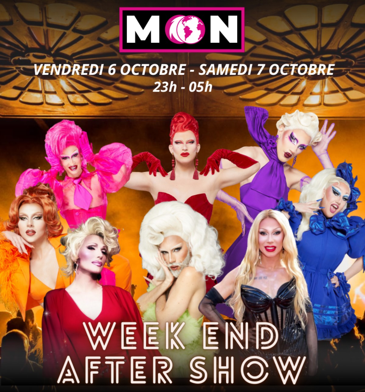 💄After show Drag Race France (non officiel) avec Piche, Ginger Bitch et Vespi à Lyon | 07/10 | LGBT+