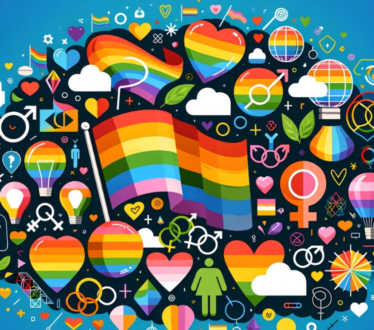 🌈 Vocabulaire LGBT : 15 mots importants appartenant à la communauté arc-en-ciel