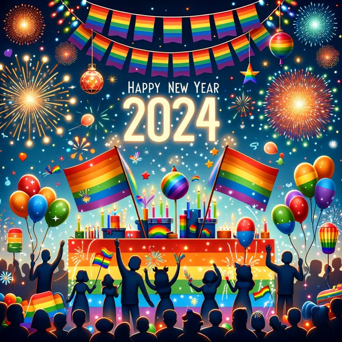 5 vœux de la communauté LGBT+ pour la nouvelle année 2024