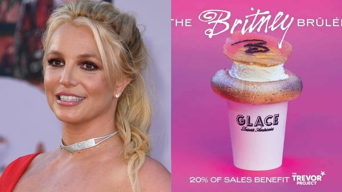 Britney Spears défend la cause LGBTQ+ avec une pâtisserie : The Britney Brûlée