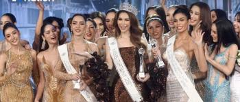 Une femme transgenre couronnée Miss Univers de Tiffany en Thaïlande
