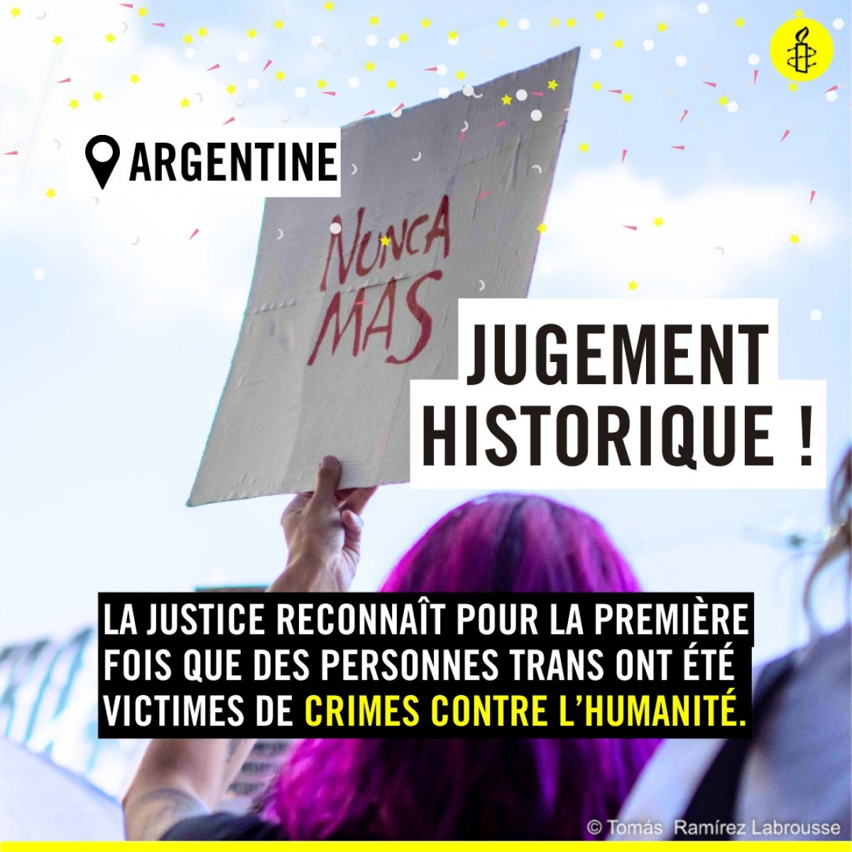 L’Argentine reconnaît la persécution des femmes trans comme un crime contre l'humanité