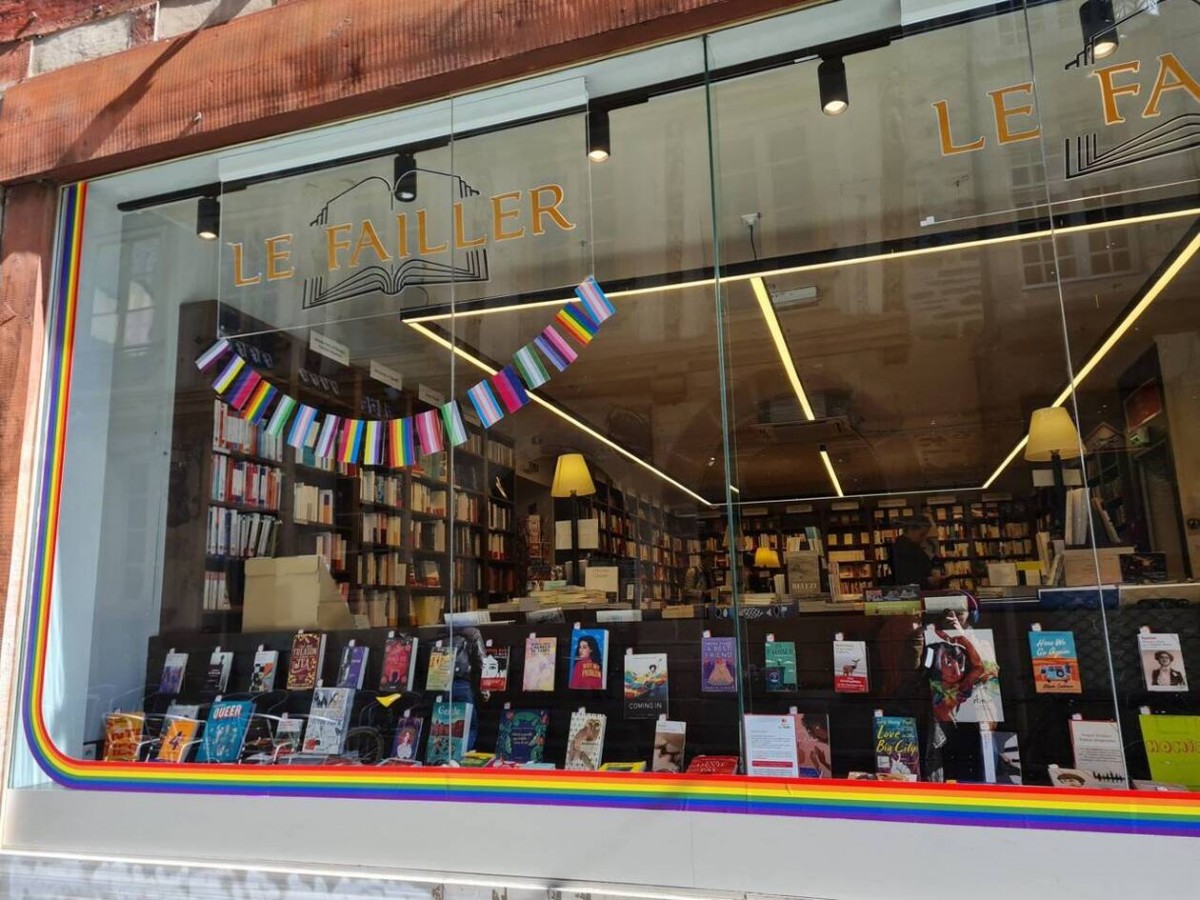 Rennes : La librairie Le Failler vandalisée pour avoir osé afficher des couleurs LGBT