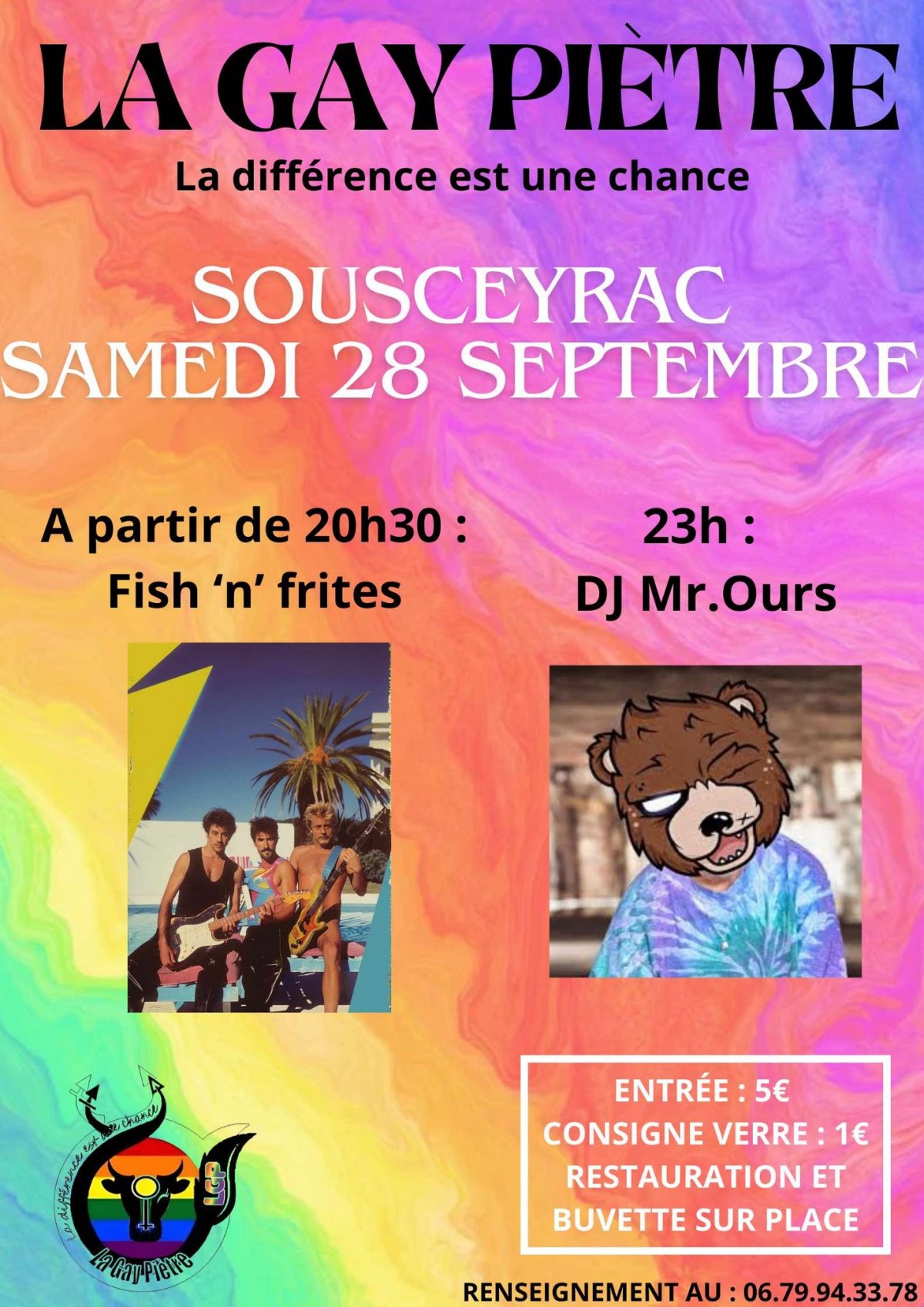 Sousceyrac : Fish ‘n’ Frites en Harmonie pour une soirée LGBT+ organisée par La Gay Piètre