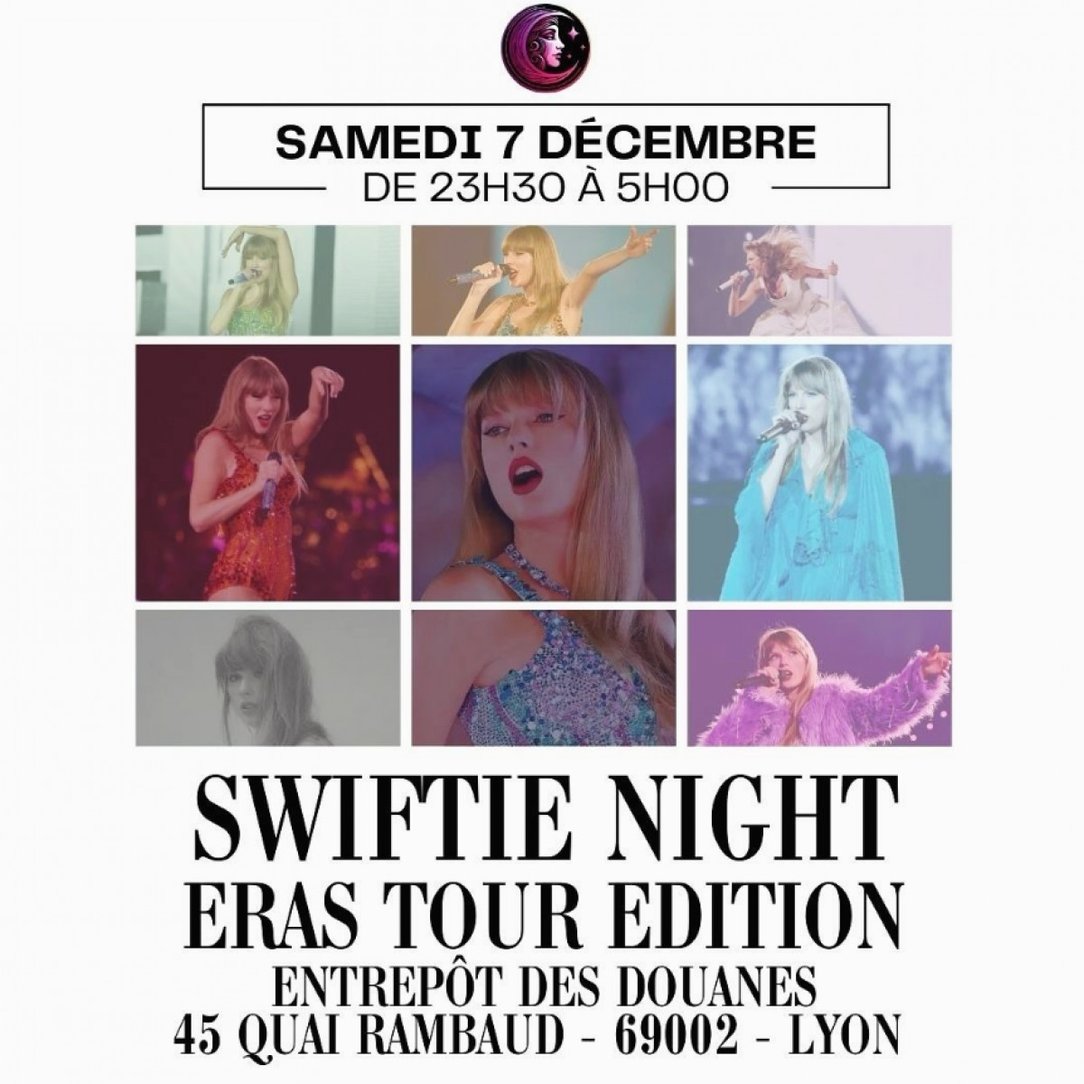 Soirée 100% Taylor Swift à Lyon le samedi 7 décembre - LGBT Night